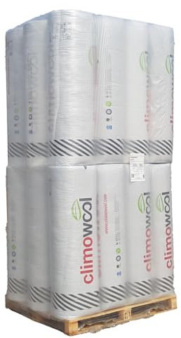 Climowool Klemmfilz Spannfilz KF2 WLG 035 - Palette Materialstärke 180mm