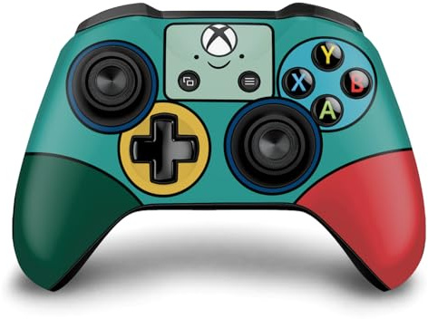 Head Case Designs Offizielle Adventure Time BMO Graphics Vinyl Haut Gaming Aufkleber Abziehbild Abdeckung kompatibel mit Xbox One S/X Controller