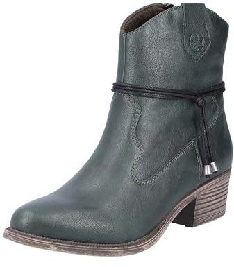 Rieker 73158, Stivali Donna, Verde, 42 EU