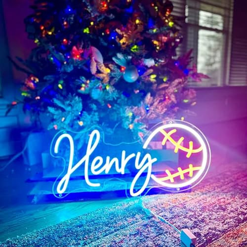 BringLuck2U Neon Personnalisable, panneau LED Néon Décoration pour décoration murale, panneaux lumineux personnalisés pour mariage anniversaire fête cadeau Jeu Bar Lumière Mural