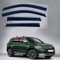 BICUP Windabweiser für Skoda KAROQ MK1-NU7 2018 2019 2020 2021 2022 2023, Windabweiser Regenabweiser, Auto Seitenfenster Visier Abweiser Auto Zubehör, 4 Stück