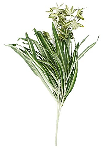 1PCS Artificial Chlorophytum,green 65cm Simulation Hanging Plants Fake Spider Silk Plants for Home Garden Office Verandah Wedding