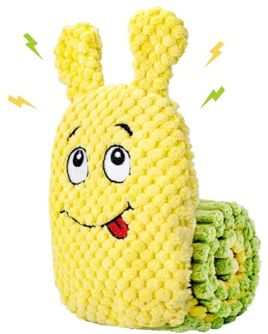 SHOKAN Dog Toy Snuffle, Squeak Dog Toys for Small Medium Large Dogs, No Stuffing Dog Toy with Treat Dispensing Pocket, Interactive Dog Toys for Boredom, Birthday Toy for Dogs