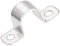 MACHSWON 25mm(1) Heavy Duty U-Bracket Pipe Clamp,304 Stainless Steel 2 Hole Rigid Pipe Strap Hanger Tube Tension Clips 2pcs