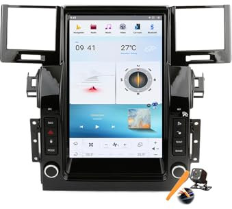 8gb+128gb,Android 13.0 Autoradio 2 Din Stereo con 4G WiFi DSP SWC Carplay per Range Rover Sport L320 2005-2009 GPS Navi 12.1 Pollici Tablet Lettore Multimediale FM BT Receiver