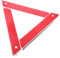 PLAFOPE Triangle De Sécurité Pliable Réfléchissant Pour Voiture Avertissement Urgence Compact Avec Réflecteurs De Route Accessoire Pour Conducteurs