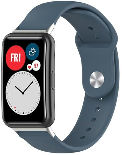 Bracelet pour Huawei Watch Fit/Watch Fit Special, Silicone Sport Bracelets de Remplacement pour Huawei Watch Fit New/Watch Fit Elegant/Watch Fit SE
