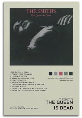 The Smiths The Queen Is Dead Albumcover 30 x 45 cm Home Decor Living Room Decoration