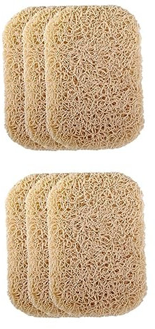 IMIKEYA 2juegos Jabonera Antideslizante De PVC De Escurreplatos Beige para Baño y Cocina Organizador De Jabón De Limpiar y