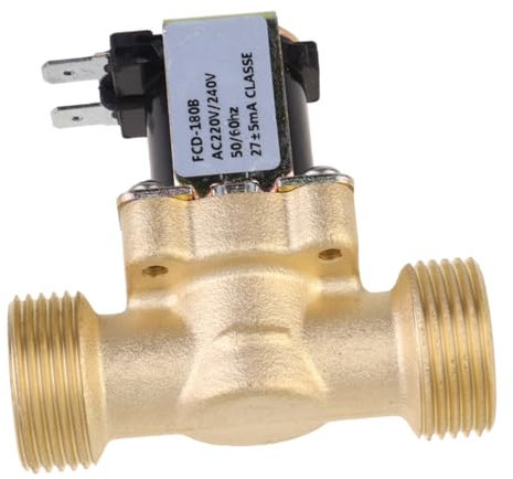 GETAJGHSD Magnetventil Für Wasser Rückschlagventil Mit Ac Normalerweise Geschlossen Durchfluss Elektromagnetisches Ventil Geeignet Für Warmes Und Kaltes Wasser Schnelle Installation