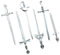 6pcs Schwert Lesezeichen, Antiquitätenstil Silber Small Sword Lesezeichen robuste Schwerter für Männer Alte Schwertstifte Set für Buchliebhaber DIY -Handwerksbedarf
