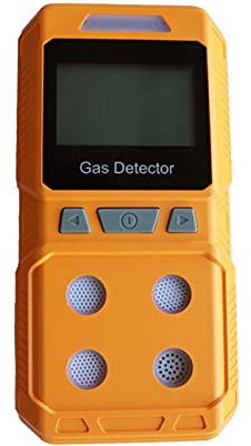 KONGMM Gasdetektor Gasmessgerät, Vier-in-Eins-Gasdetektor, brennbarer Sauerstoff, Kohlenmonoxid, Schwefelwasserstoff, giftiger und schädlicher Gas für Haus Büro