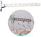 TOPBATHY 1 Pieza Pared Rotatable y Plegable con Organizador de Ropa para Oficina Dormitorio y Hogar Estante Soporte para Abrigos y Accesorios