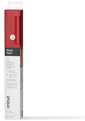 Cricut Smart Vinyl Permanent 33x91cm 1 Sheet (Red)