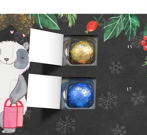 Mr. & Mrs. Panda Füllung Adventskalender Panda Bester Shoppingpartner der Welt Mit Füllung von 'Classic' - Geschenk, Weihnachtskalender, Freundin, pralinen, Geschenkidee, Queen, Einkaufen, Shopping