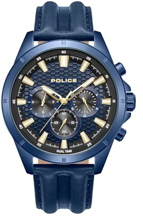 Police Malawi Uhr, blau, Einheitsgröße