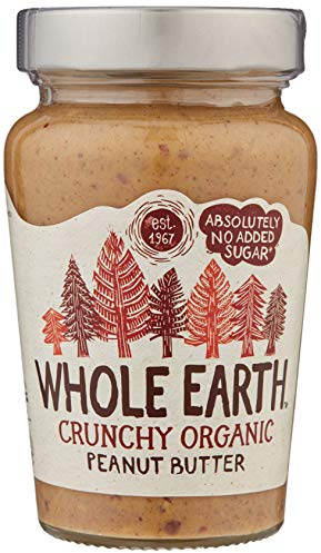Whole Earth Organic Crunchy Peanut Butter, 340g