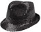 Boland - Pailletten Hut, Unisex, Disco Outfit, Accessoire, Karneval, Kostüm, Themenparty, Mottoparty