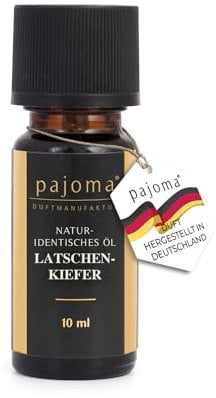pajoma Duftöl 10 ml, Latschenkiefer - Golden Line | 100% Naturrein Ätherisches Öl für Aromatherapie/Duftlampe | Premium Qualität