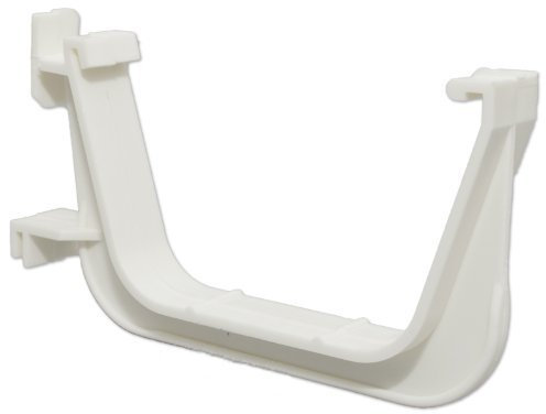 5 x White Ultraframe UGB500N Conservatory Gutter Brackets, Suitable for conservatories with a Ultraframe roof/Ultralite? 500 Marley flowline, They Twist into Place - no Need for Screws.