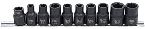 BGS 2560 | Jeu de douilles spéciales automobiles | 3 - 5 - 6 - 10 pans | 10 pièces