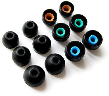 Hybrid Ersatz Set in-Ear-Ohrstöpsel für Sony XBA, MDR und DR-Serie in-Ear Kopfhörer Headsets, 12 Pcs S/M/L