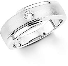 Amor Ring 925 Sterling Silber Damen Ringe, mit Zirkonia synth., Silber, Kommt in Schmuck Geschenk Box, 9852178
