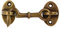 A29 Solid Brass Cabin Hook Eye Latch Cabin Door Gate Latches Window Sash Catch Hook Lock Antique Brass Finish