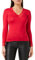 Morgan Camiseta de manga larga con encaje Rojo Grand