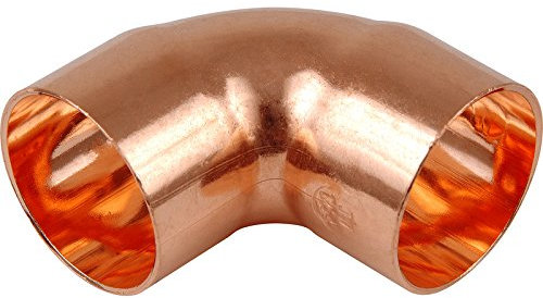10 x Copper End Feed Elbow 90° 22mm F x F Fitting Plumbing Joining Pipe Water Gas