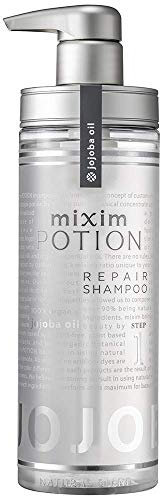 Mixim Potion Johoba Oil Step1 Peapair Hair Shampoo Pump 440ml - Rose Geranium Essential Oil Scent (Green Tea Set)