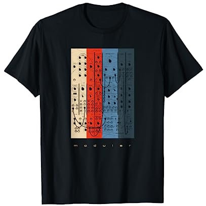 Vintage DIY Modular Synthesizer - Analog Synth Nerd T-Shirt T-Shirt