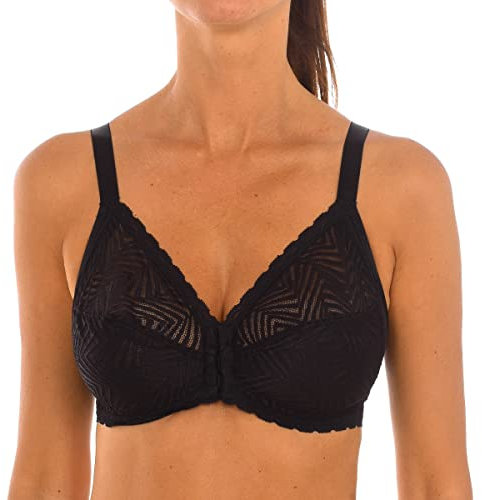 Playtex Soutien-Gorge Sans Armatures Ideal Posture Maintien et Élégance Femme x1, Noir, 110C