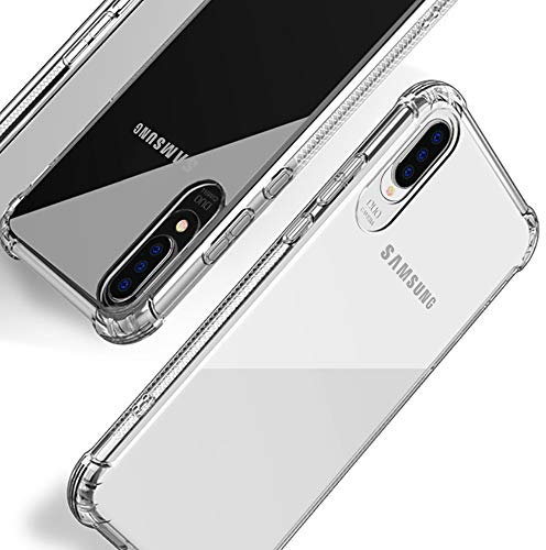 Beetop Coque de protection compatible avec Samsung Galaxy A50 - Épaisseur des 4 côtés - Coque de protection arrière transparente en silicone TPU souple - Pour Samsung Galaxy A50/A50s/A30s