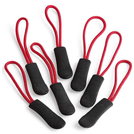 Quadra SLX Zip Puller Pack (Pack of 10) (One Size) (Red)