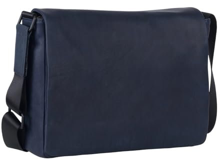 Leonhard Heyden Den Haag Messenger Bag L Blue