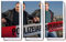 Unified Distribution Alarm für Cobra 11 - Dreiteiler (120x80 cm) Kunstdruck auf Leinwand • erstklassige Druckqualität • Dekoration • Wandbild