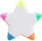 BE-TOOL Nulticolor Textmarker, 1 Stück, 5 Farben, Textmarker, Zeichenmarker, Schreibwaren, tolles Geschenk für Kinder, Studenten, Lehrer/Sternform
