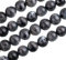 Edelstein Achat Perlen Labradorite Schwarz Weiss Rund 4mm 6mm 8mm 10mm Schmuckperlen Perlenkugel Schmuckstein (10mm 12 Stück)
