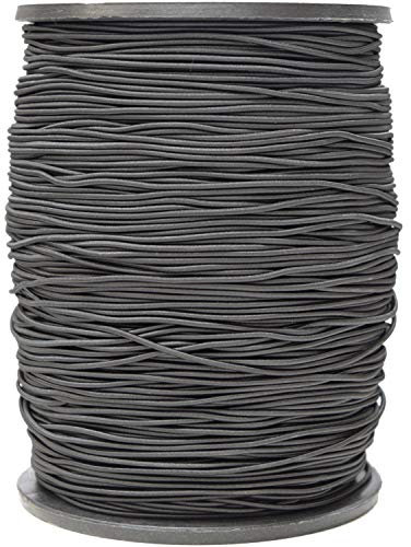 kaiser24 Gummiband (schwarz (rund), 10m x 2,2mm)