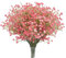 N&T NIETING Gypsophila Künstliche Blumen, 10 Stück Gypsophila Kunstblumen Schleierkraut Gefälschte Blumen Blumensträuße für Hochzeit Braut Party Home Decor(Rosa&Rot)