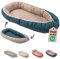 ULLENBOOM Babynest - 100% OEKO-TEX Materialien & Made in EU, Dschungel - Babynestchen Neugeborene aus kuscheliger Baumwolle, Ideal als Reisebett & Kuschelnest geeignet