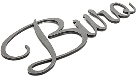 Büro Türschild Schriftzug Firma Name Wandschild Selbstklebend Grau