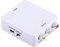 Adaptador RCA Vers Hdmi para TV Antigua, Adaptador de Audio y Video AV CVBS Convertidor Cinch out 720p/1080p Entrada HD Digital Negra a Compuesto RCA (Blanco)