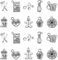 DanLingJewelry 100Pcs 10 Styles Baking Charms Cupcake Bakery Coffee Egg Beater Cookies Charms for DIY Jewelry Making