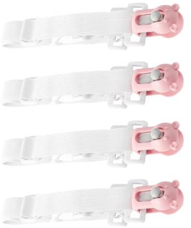 CHILDWEET 4 Uds Soporte De Edredón Edredón para Niños Sábanas Ajustables Sábanas para Niños Funda Nórdica Abrazaderas Fijadores De Edredón Pinzas para Edredón Pinzas para Sábanas Pinzas