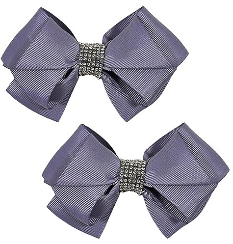 1 Paar Abnehmbare 3D Bogen Schuh Clips Stoff Bogen Schuh Schnallen Schuh Dekorationen Schuh Zubehör für Hochzeit Party, One Size, Baumwolle, Kein Edelstein