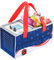 OUKNAK Carrying Case for Tonies Starter Set & Storage Bag for Tonies Figurine, Home Outdoor Hand Bag for Audio Player and Dolls Musical Toy Folding Bag for Toniebox Accessories (Dark Blue)