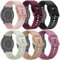 TUCOMO Lot de 6 bracelets de rechange en silicone compatibles avec Garmin Vivoactive 4S/Venu 2S/Venu 3S/Vivomove 3S de 18 mm pour Garmin Forerunner 255S/265S, homme et femme