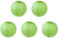 5Pcs 10cm Papier Lampions, Papier Lampions Deko, Hängende Papierlampions Runde Papier Laterne für Hochzeit,Taufe,Geburtstag,Party (Grün)